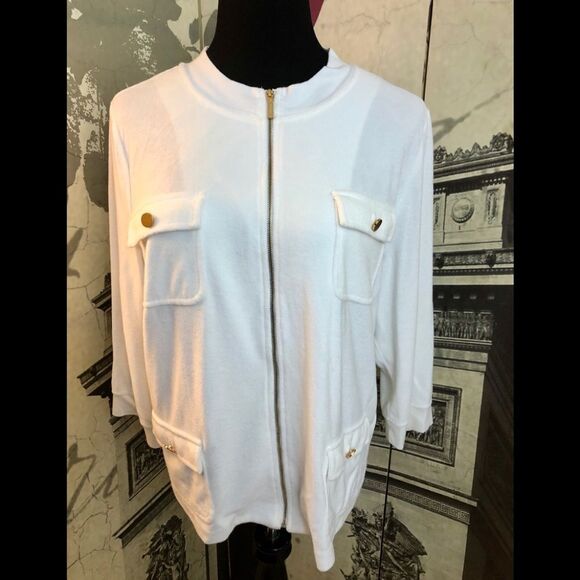 Comfortable terrycloth jacket byTalbots in XL - Picture 1 of 2